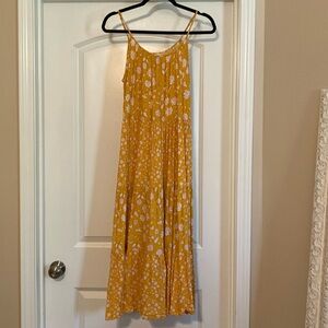 Yellow and pink dress